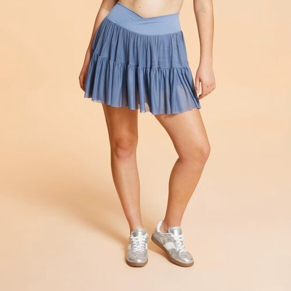 Blogilates Ballerina Skort - Steel Blue M NWT - Picture 5 of 11